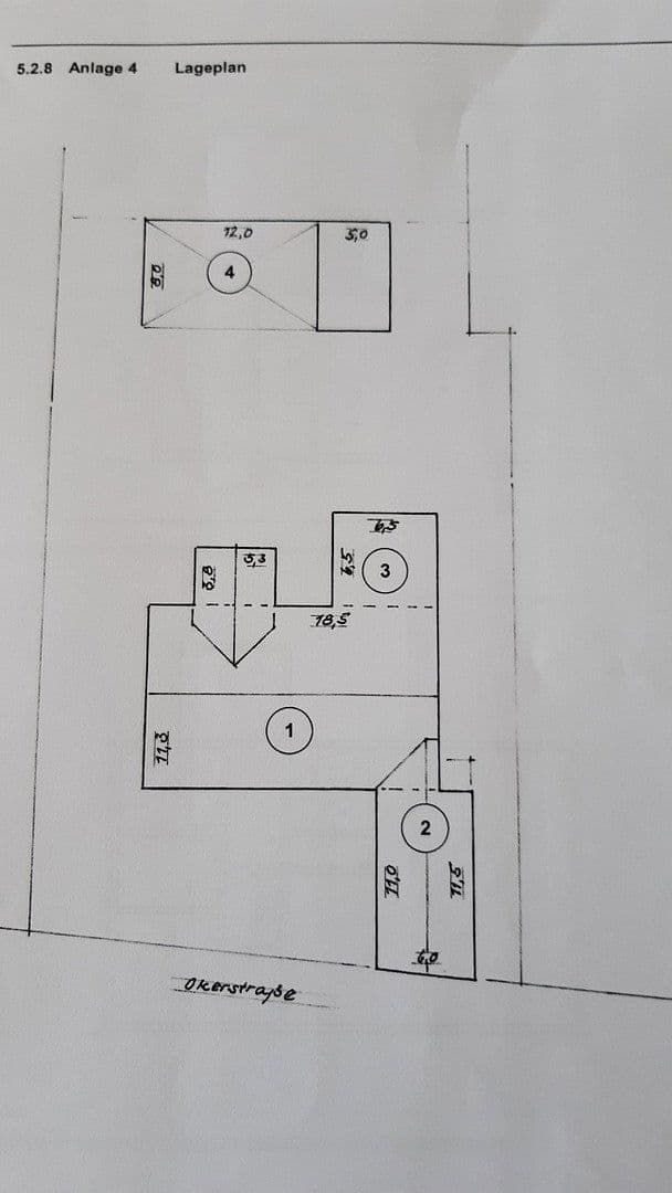 Prodej domu 240 m², pozemek 5.357 m², Okerstr. 84, Schwülper, Dolní Sasko Prodej domu 240 m², pozemek 5.357 m², Okerstr. 84, Schwülper, Dolní Sasko