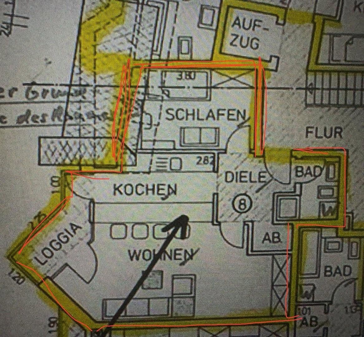Pronájem bytu 2+1 45 m², An der alten Kirche 2, Münster, Severní Porýní-Vestfálsko Pronájem bytu 2+1 45 m², An der alten Kirche 2, Münster, Severní Porýní-Vestfálsko