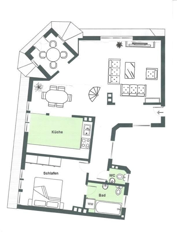 Pronájem bytu 5+1 135 m², Saarbrücken, Země Sársko Pronájem bytu 5+1 135 m², Saarbrücken, Země Sársko
