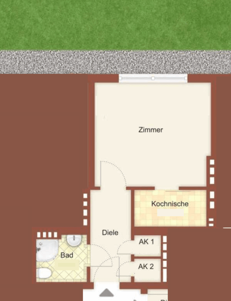 Pronájem bytu 1+1 28 m², Cáchy, Severní Porýní-Vestfálsko Pronájem bytu 1+1 28 m², Cáchy, Severní Porýní-Vestfálsko