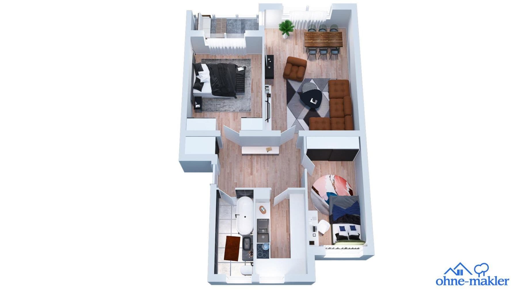 Prodej bytu 3+1 68 m², Stockumer Str. 1a, Berlin Reinickendorf-Tegel, Berlín Prodej bytu 3+1 68 m², Stockumer Str. 1a, Berlin Reinickendorf-Tegel, Berlín