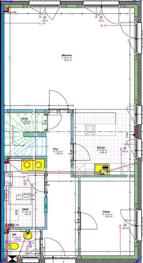 Pronájem domu 157 m², pozemek 290 m², Hamburg, Hamburg Pronájem domu 157 m², pozemek 290 m², Hamburg, Hamburg