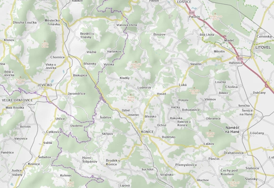 Prodej pozemku 5.525 m², Ludmírov, Olomoucký kraj Prodej pozemku 5.525 m², Ludmírov, Olomoucký kraj