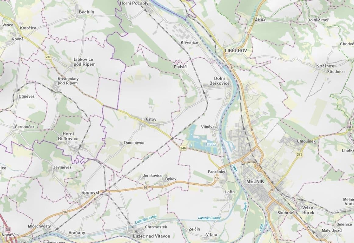 Prodej pozemku 1.002 m², Cítov, Středočeský kraj Prodej pozemku 1.002 m², Cítov, Středočeský kraj