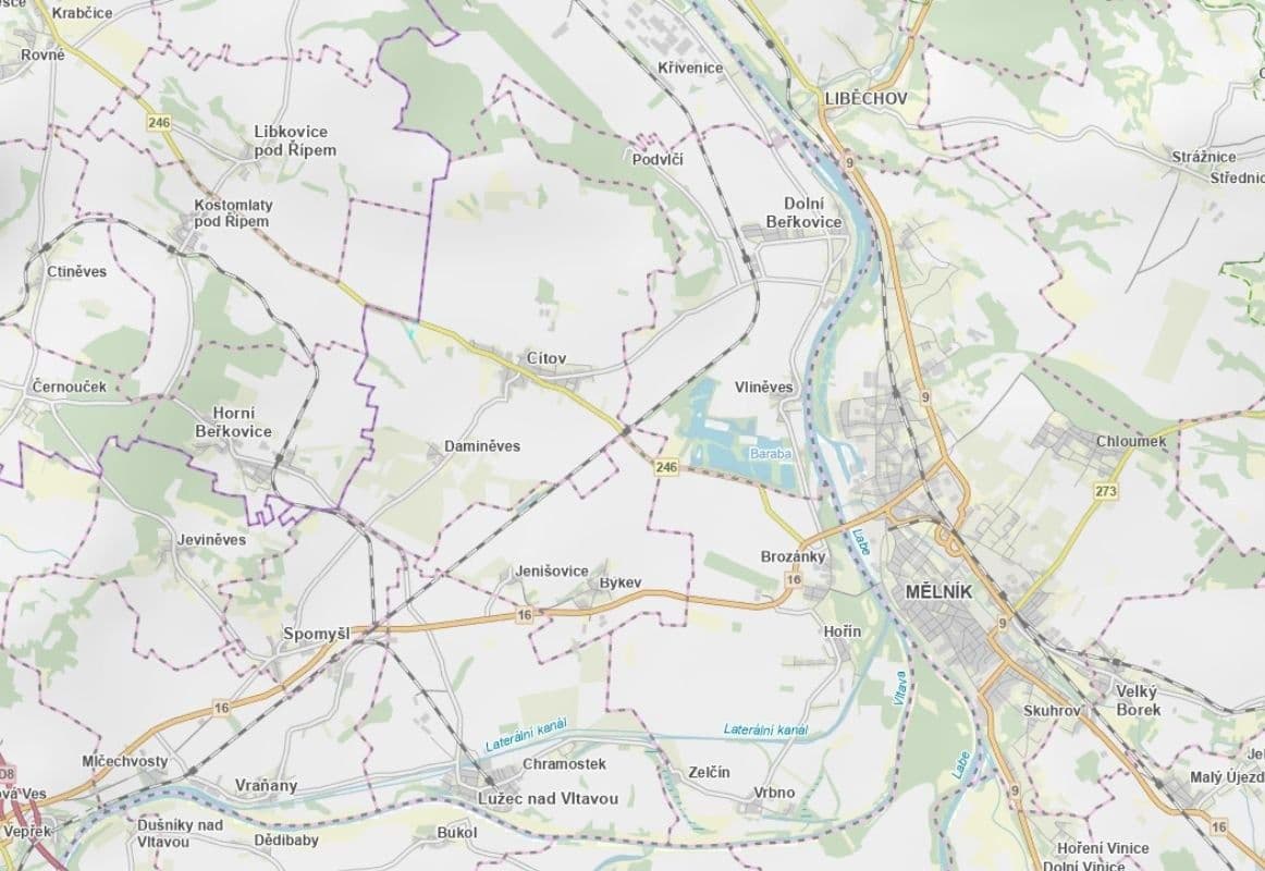 Prodej pozemku 2.291 m², Cítov, Středočeský kraj Prodej pozemku 2.291 m², Cítov, Středočeský kraj