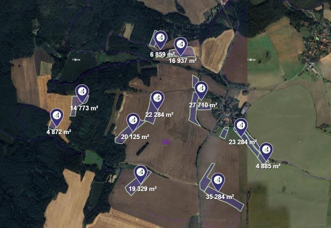 Prodej pozemku 65.447 m², Drahouš, Středočeský kraj Prodej pozemku 65.447 m², Drahouš, Středočeský kraj