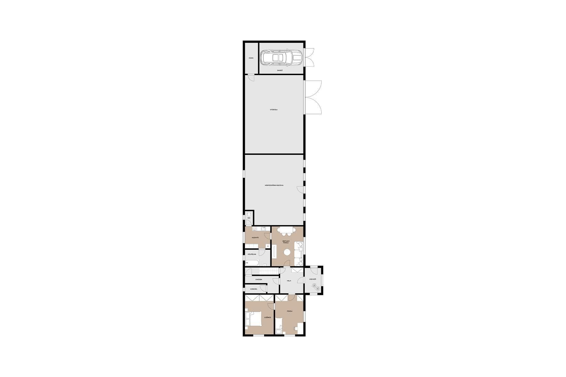 Prodej domu 322 m², pozemek 1.590 m², Chyjice, Královéhradecký kraj Prodej domu 322 m², pozemek 1.590 m², Chyjice, Královéhradecký kraj