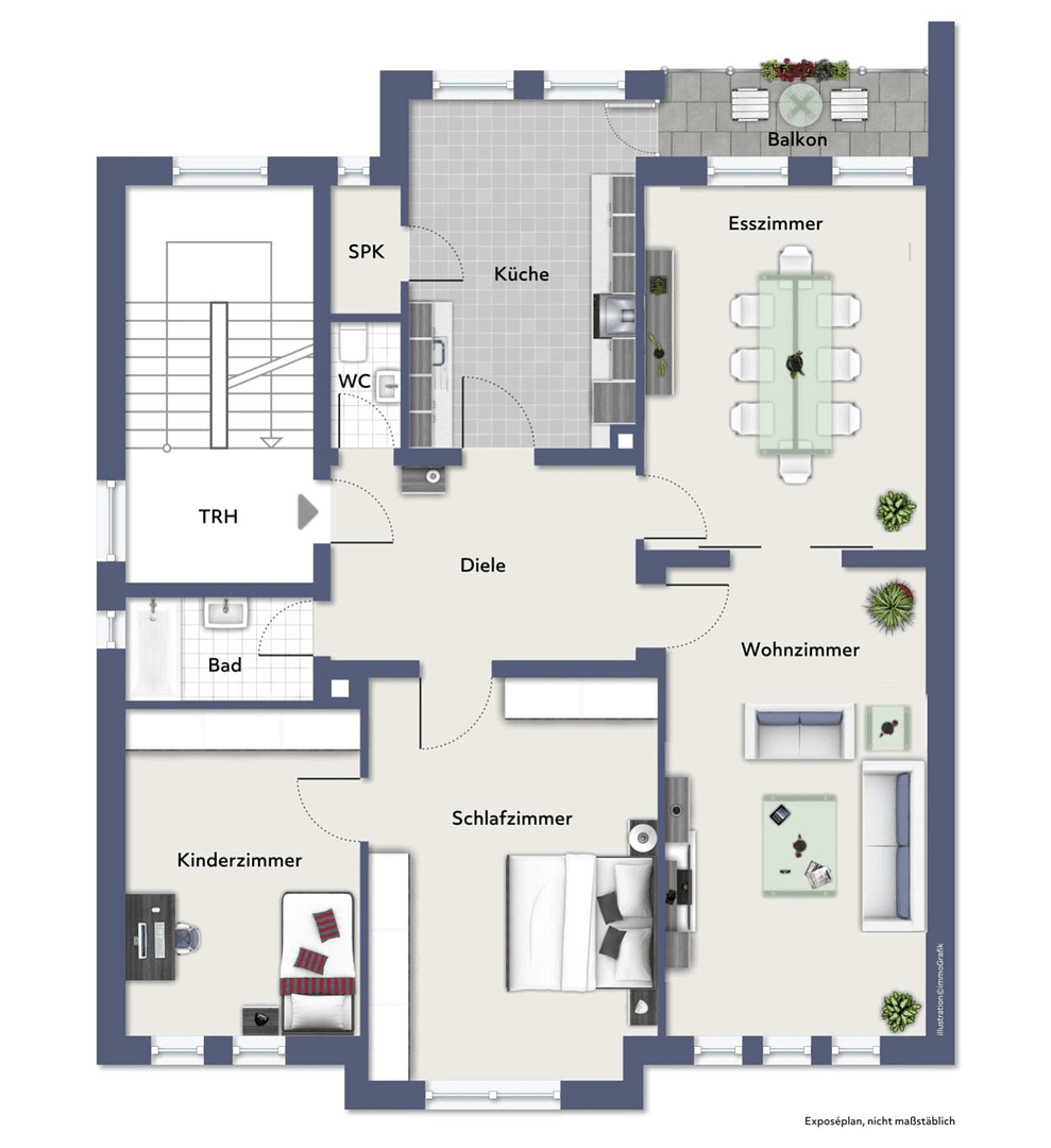 Pronájem bytu 4+kk 112 m², In der Hülsche 10, Hagen, Severní Porýní-Vestfálsko Pronájem bytu 4+kk 112 m², In der Hülsche 10, Hagen, Severní Porýní-Vestfálsko