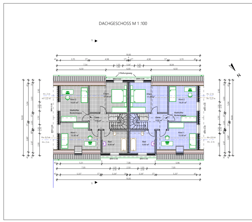 Pronájem domu 135 m², pozemek 550 m², Reetgang 13, Tespe, Dolní Sasko Pronájem domu 135 m², pozemek 550 m², Reetgang 13, Tespe, Dolní Sasko