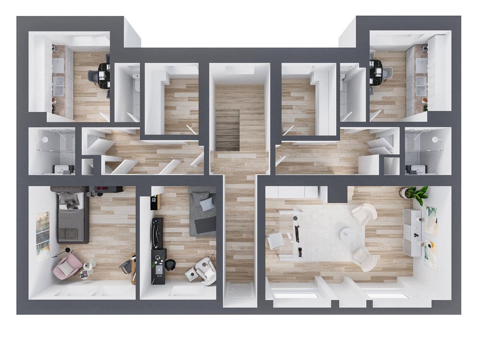 Pronájem kanceláře 59 m², Nürnberg, Bavorsko Pronájem kanceláře 59 m², Nürnberg, Bavorsko