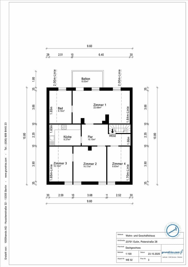 Pronájem bytu 3+kk 78 m², Peterstraße 28, Eutin, Šlesvicko-Holštýnsko Pronájem bytu 3+kk 78 m², Peterstraße 28, Eutin, Šlesvicko-Holštýnsko