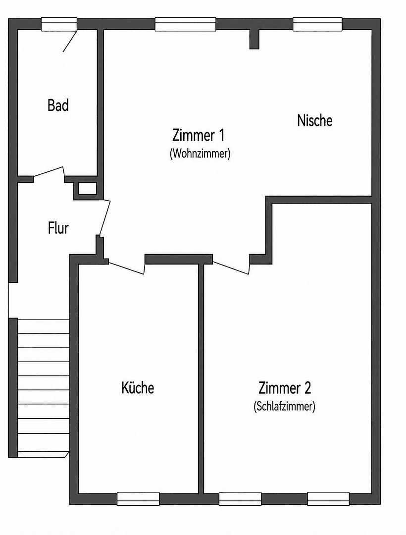 Pronájem bytu 2+1 52 m², Uferstraße 18, Castrop-Rauxel, Severní Porýní-Vestfálsko Pronájem bytu 2+1 52 m², Uferstraße 18, Castrop-Rauxel, Severní Porýní-Vestfálsko
