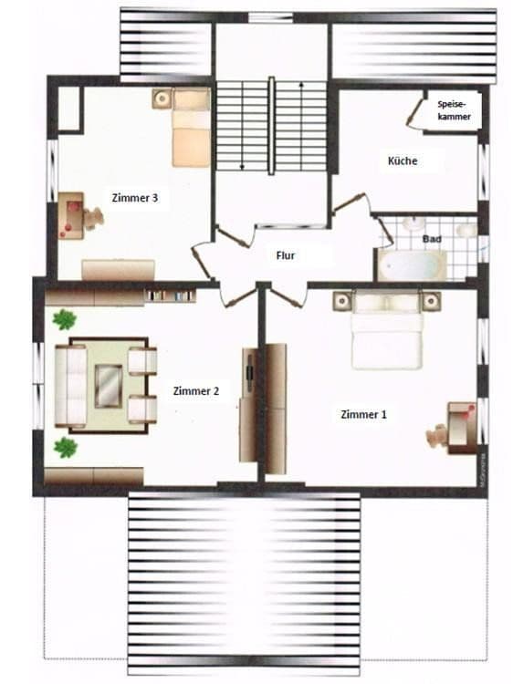 Pronájem bytu 3+1 100 m², Bismarckallee, Ahrensburg, Šlesvicko-Holštýnsko Pronájem bytu 3+1 100 m², Bismarckallee, Ahrensburg, Šlesvicko-Holštýnsko