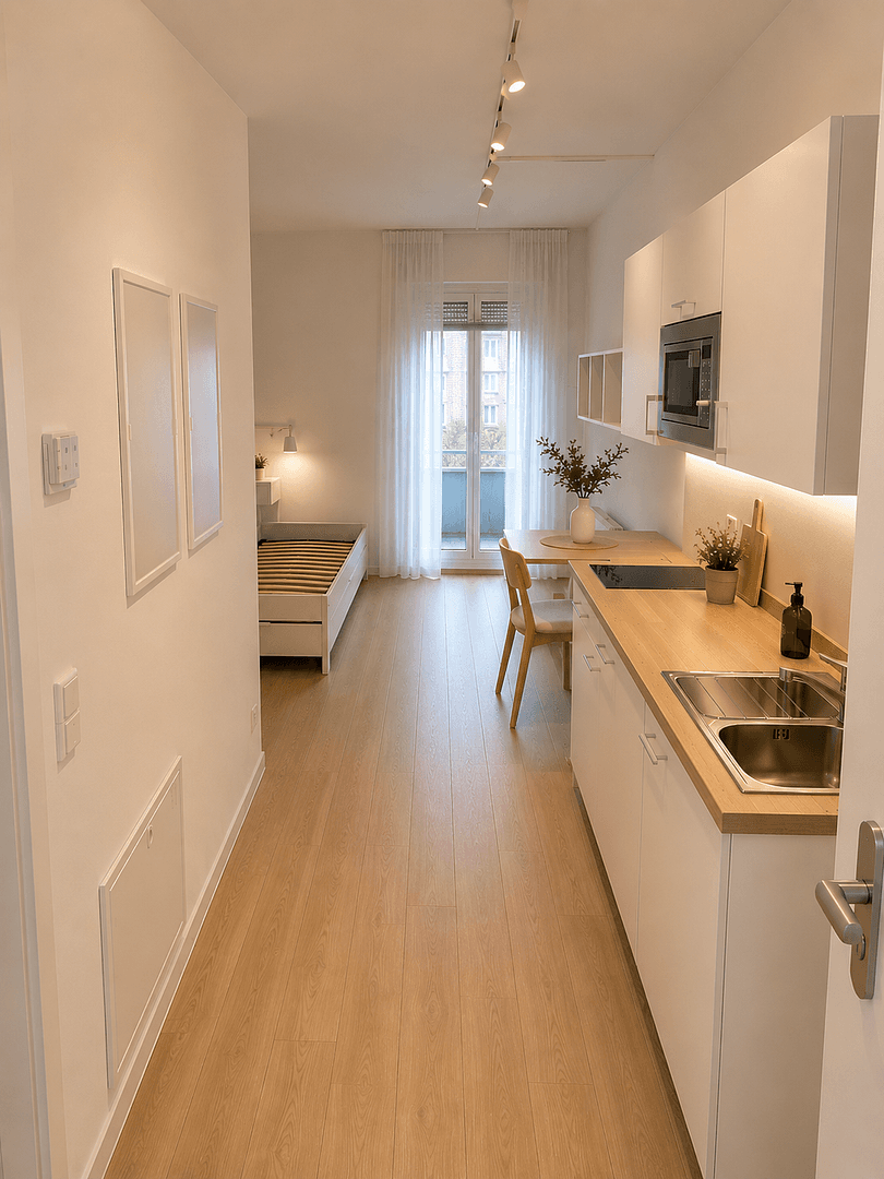 Pronájem bytu 1+1 20 m², Frankfurt, Hessen Pronájem bytu 1+1 20 m², Frankfurt, Hessen
