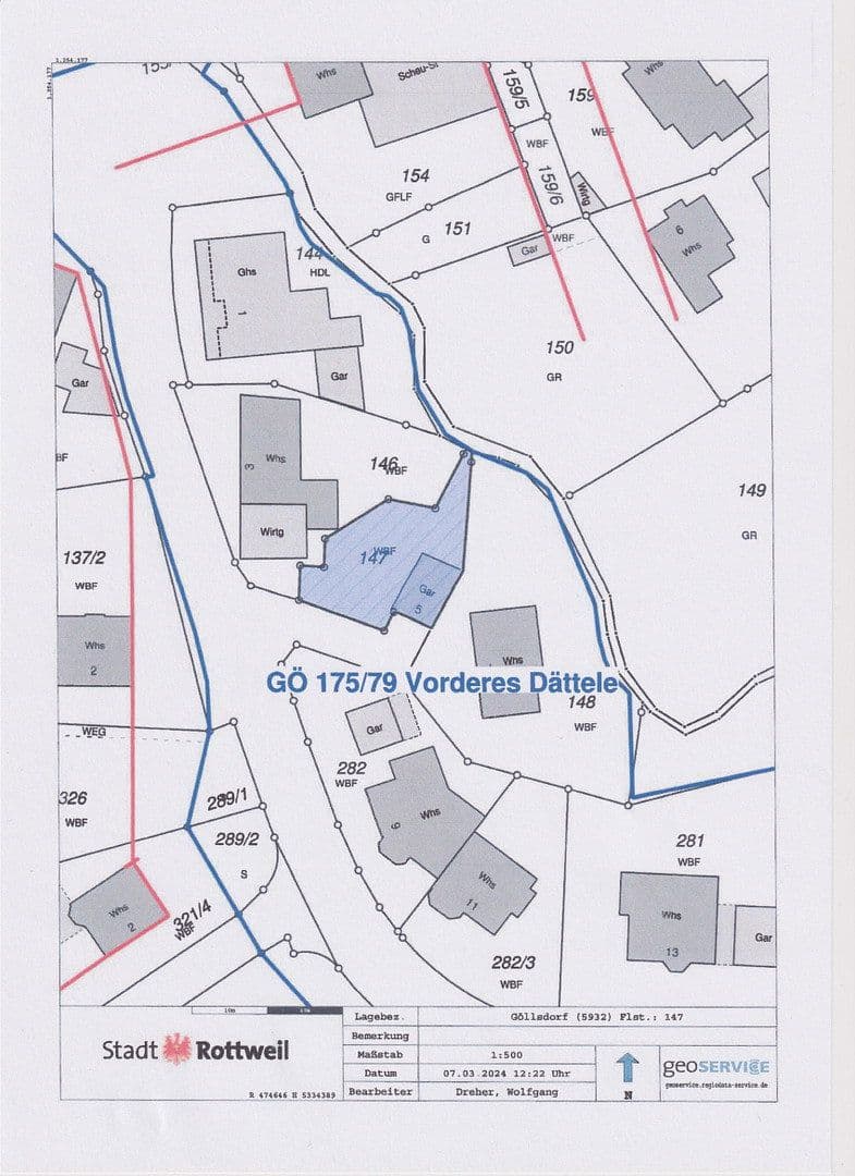 Prodej pozemku 297 m², Leo-Sandel-Straße 5, Rottweil, Bádensko-Württembersko Prodej pozemku 297 m², Leo-Sandel-Straße 5, Rottweil, Bádensko-Württembersko