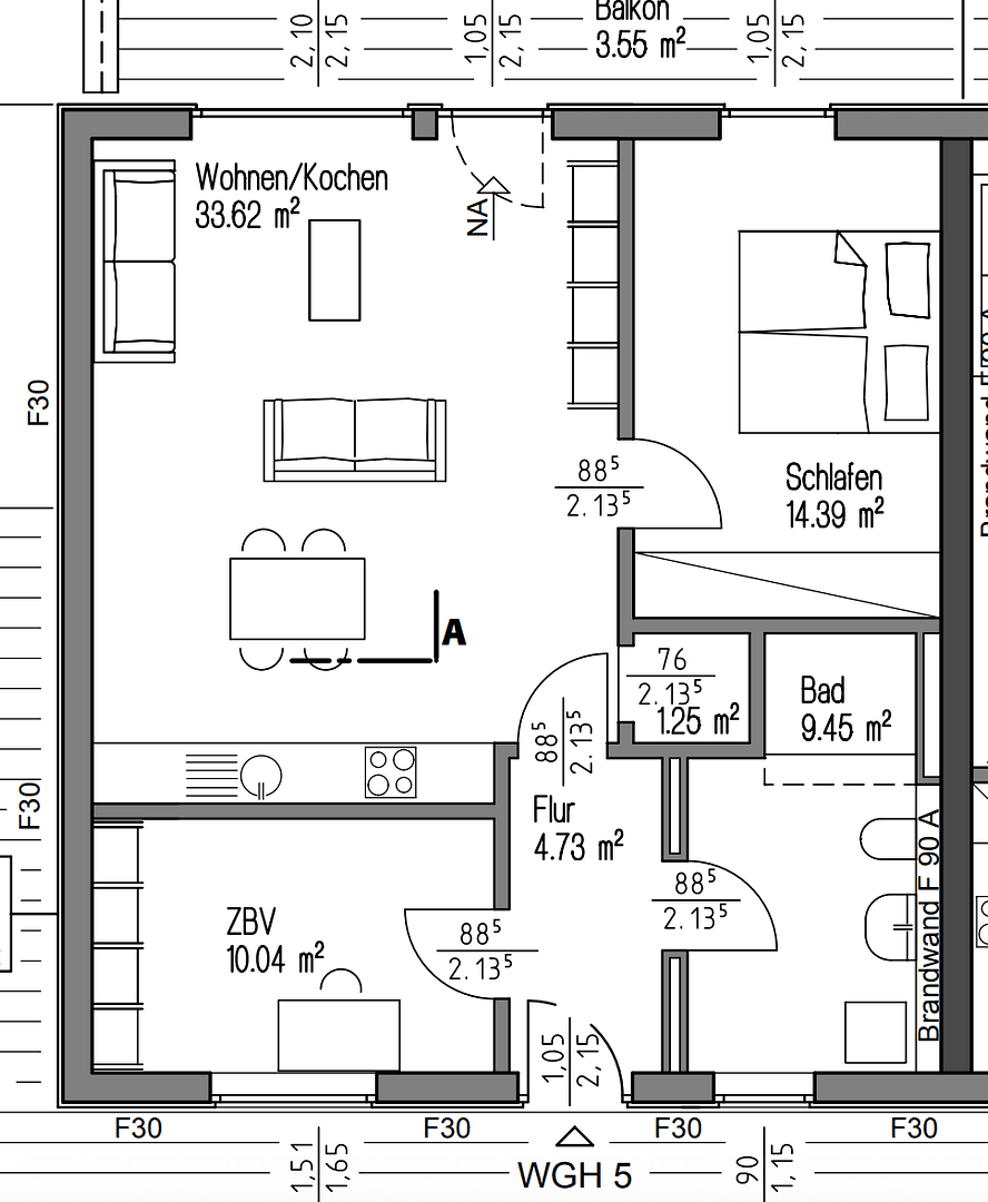 Pronájem bytu 3+1 77 m², Borgholzhausen, Severní Porýní-Vestfálsko Pronájem bytu 3+1 77 m², Borgholzhausen, Severní Porýní-Vestfálsko