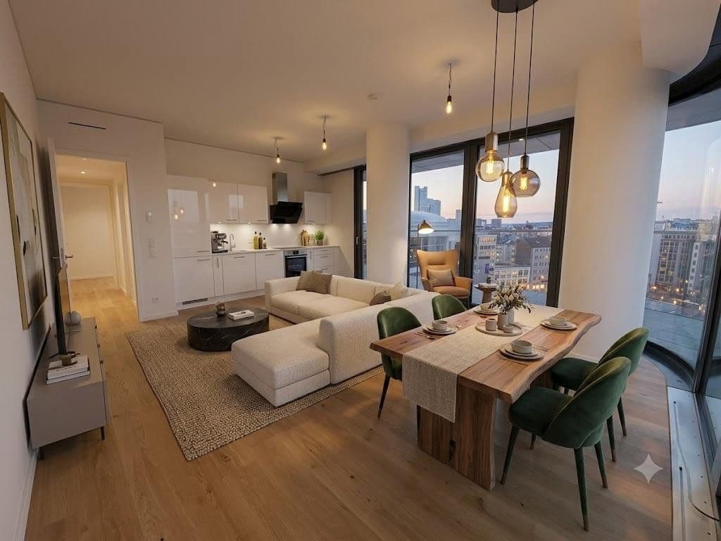 Pronájem bytu 4+1 110 m², Europa-Allee 2, Frankfurt am Main, Hessen Pronájem bytu 4+1 110 m², Europa-Allee 2, Frankfurt am Main, Hessen