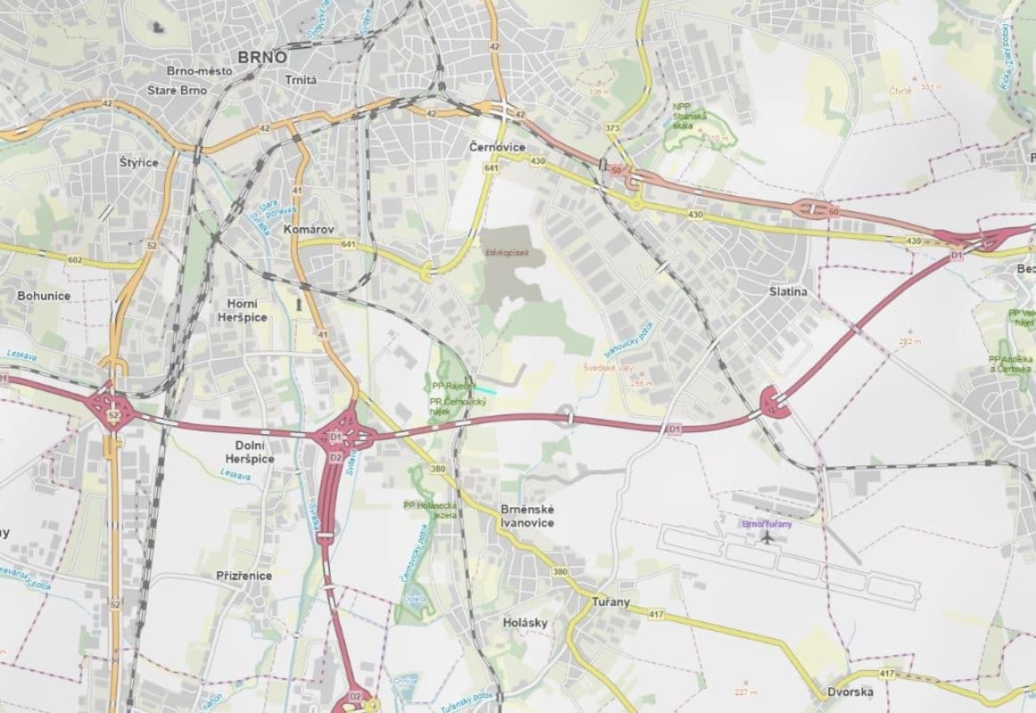 Prodej pozemku 4.449 m², Brno, Jihomoravský kraj Prodej pozemku 4.449 m², Brno, Jihomoravský kraj