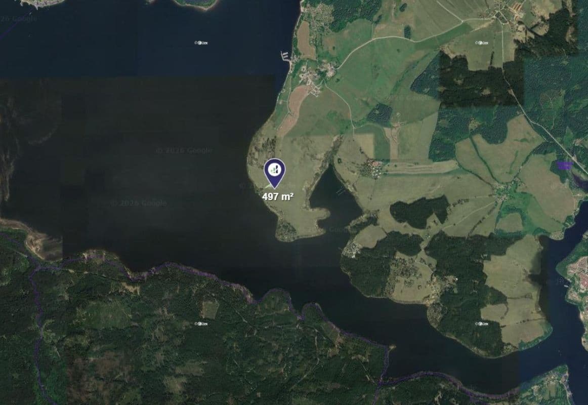 Prodej pozemku 497 m², Frymburk, Jihočeský kraj Prodej pozemku 497 m², Frymburk, Jihočeský kraj