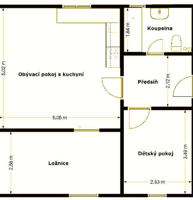 Prodej bytu 3+kk 62 m², Břežany II, Středočeský kraj Prodej bytu 3+kk 62 m², Břežany II, Středočeský kraj