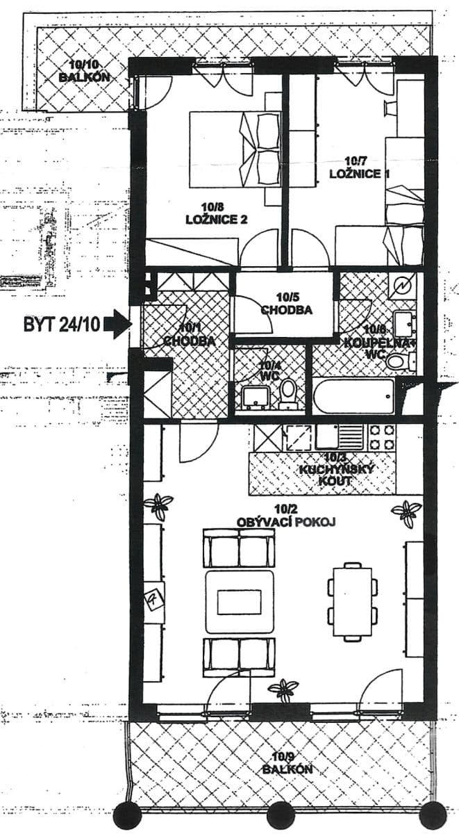 Prodej bytu 3+kk 94 m², Paťanka, Praha, Praha Prodej bytu 3+kk 94 m², Paťanka, Praha, Praha