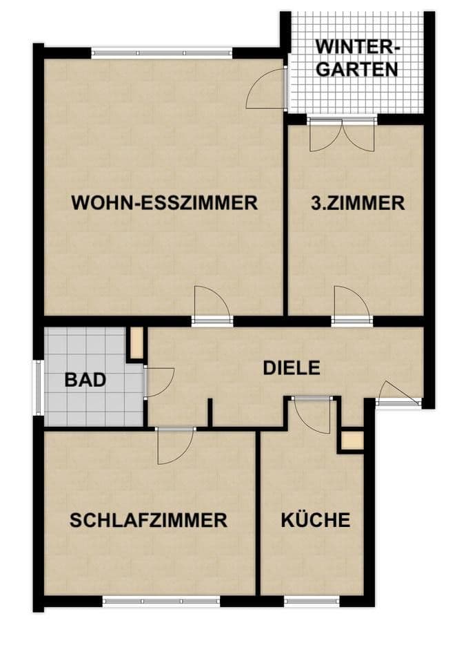 Pronájem bytu 3+1 80 m², Rodgau, Hessen Pronájem bytu 3+1 80 m², Rodgau, Hessen