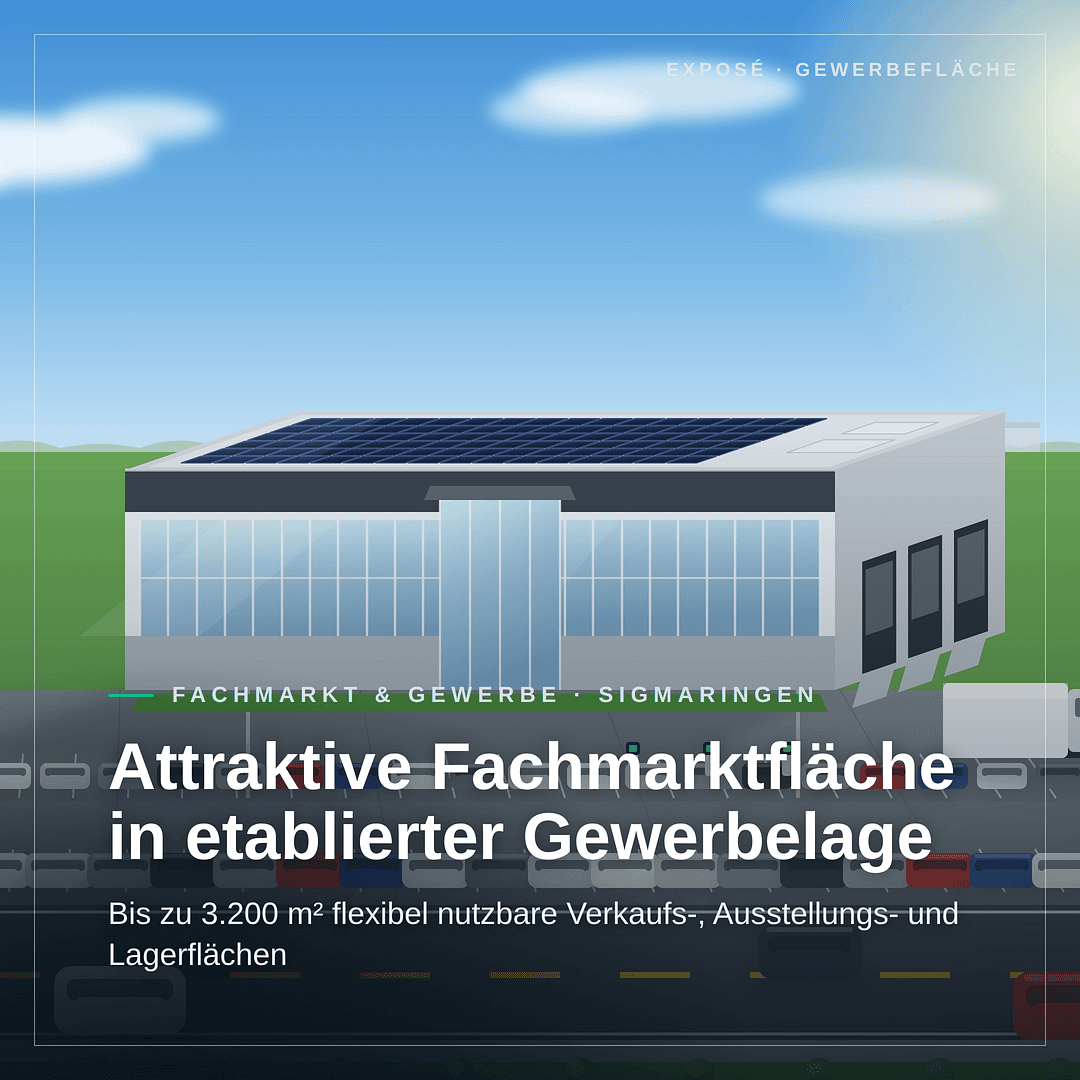 Pronájem nebytového prostoru 1.500 m², Sigmaringen, Bádensko-Württembersko Pronájem nebytového prostoru 1.500 m², Sigmaringen, Bádensko-Württembersko