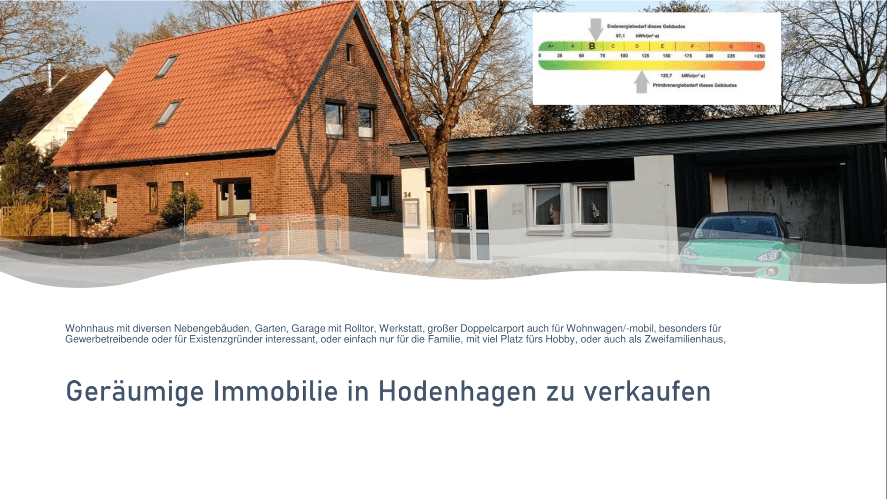 Prodej domu 160 m², pozemek 1.182 m², Bahnhofstr. 34, Hodenhagen, Dolní Sasko Prodej domu 160 m², pozemek 1.182 m², Bahnhofstr. 34, Hodenhagen, Dolní Sasko