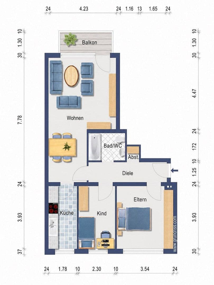 Prodej bytu 3+1 70 m², Oberbruchstraße 131, Krefeld, Severní Porýní-Vestfálsko Prodej bytu 3+1 70 m², Oberbruchstraße 131, Krefeld, Severní Porýní-Vestfálsko