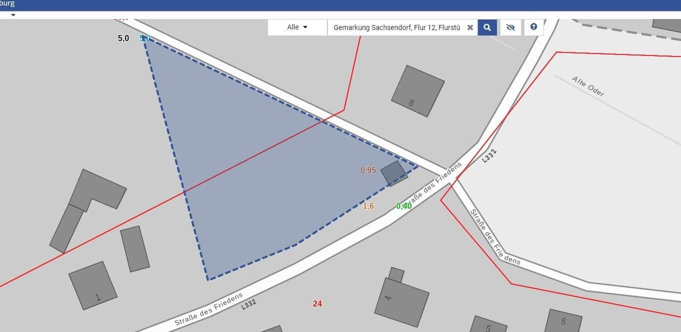 Prodej pozemku 2.400 m², Strasse des Friedens 1 b, Lindendorf, Braniborsko Prodej pozemku 2.400 m², Strasse des Friedens 1 b, Lindendorf, Braniborsko