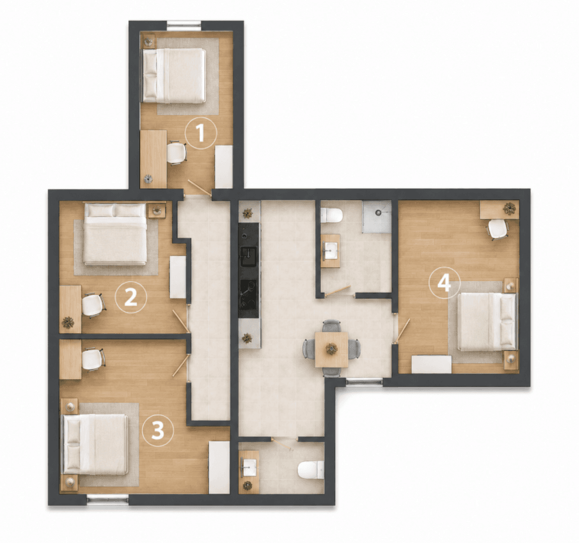 Pronájem bytu 15 m², Meineckestr. 57, Düsseldorf, Severní Porýní-Vestfálsko Pronájem bytu 15 m², Meineckestr. 57, Düsseldorf, Severní Porýní-Vestfálsko