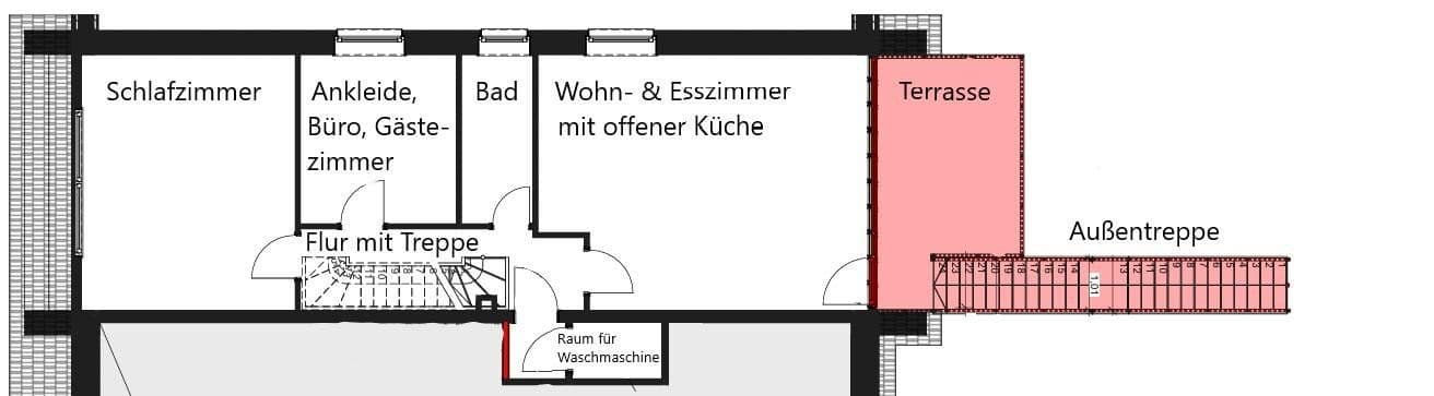 Pronájem bytu 3+1 84 m², Georgsmarienhütte, Dolní Sasko Pronájem bytu 3+1 84 m², Georgsmarienhütte, Dolní Sasko