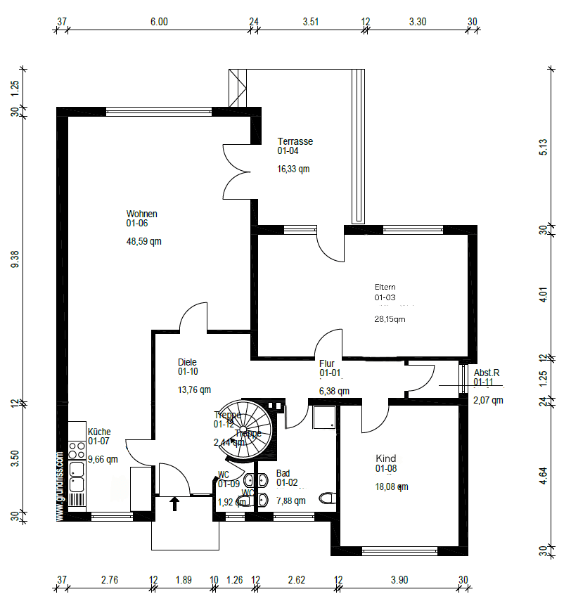 Prodej domu 253 m², pozemek 390 m², Wiesbaden, Hessen Prodej domu 253 m², pozemek 390 m², Wiesbaden, Hessen