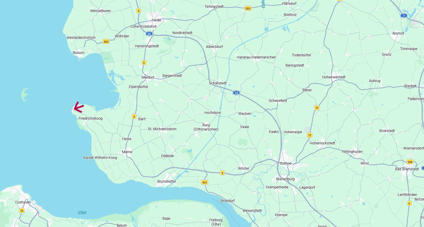 Prodej domu 243 m², pozemek 2.766 m², Friedrichskoog, Šlesvicko-Holštýnsko Prodej domu 243 m², pozemek 2.766 m², Friedrichskoog, Šlesvicko-Holštýnsko