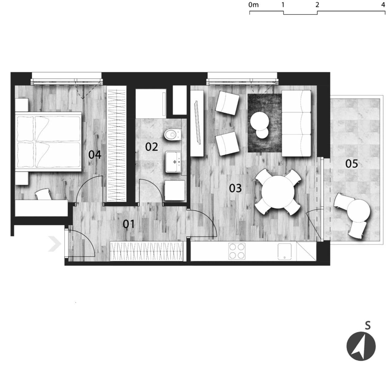Prodej bytu 2+kk 47 m², Arnošta Valenty, Praha, Praha Prodej bytu 2+kk 47 m², Arnošta Valenty, Praha, Praha