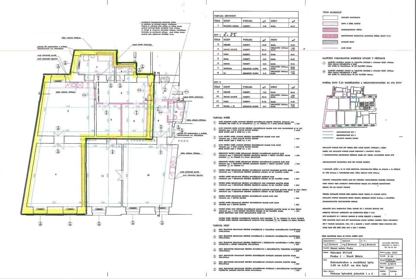 Pronájem bytu 2+kk 122 m², Národní, Praha, Praha Pronájem bytu 2+kk 122 m², Národní, Praha, Praha