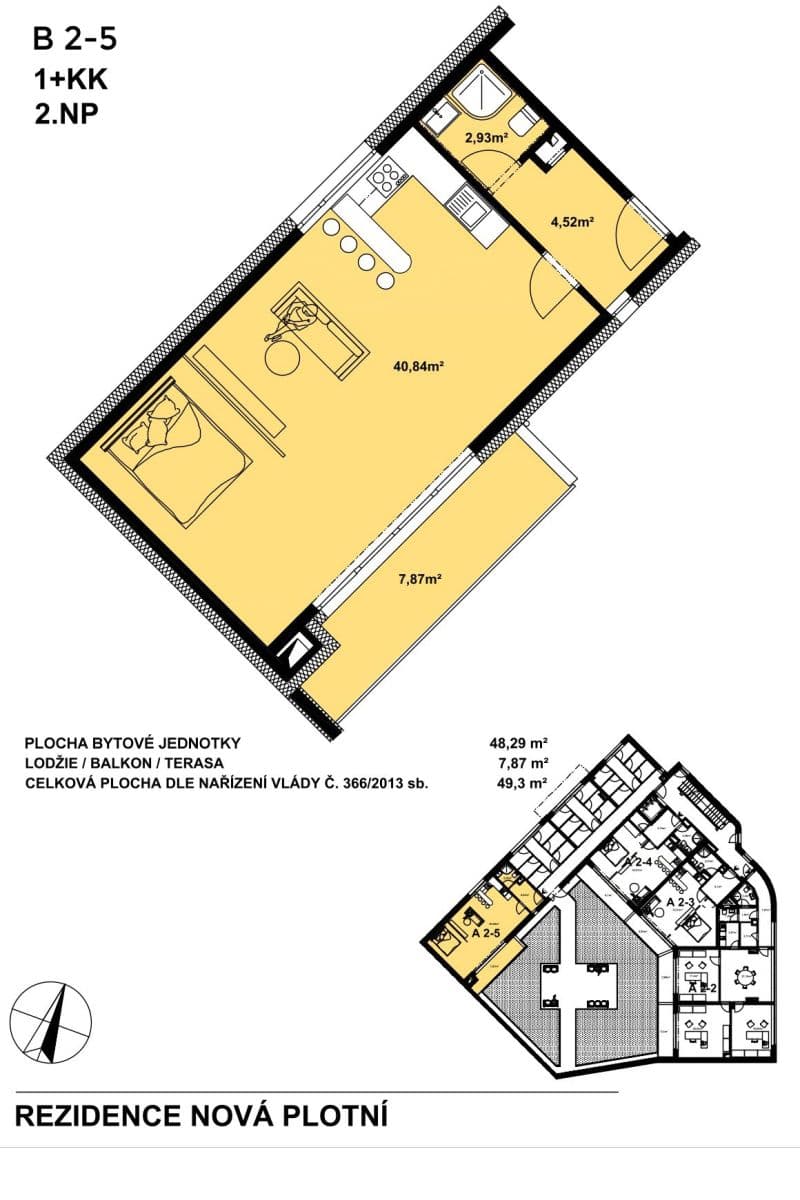 Pronájem bytu 1+kk 49 m², Plotní, Brno, Jihomoravský kraj Pronájem bytu 1+kk 49 m², Plotní, Brno, Jihomoravský kraj