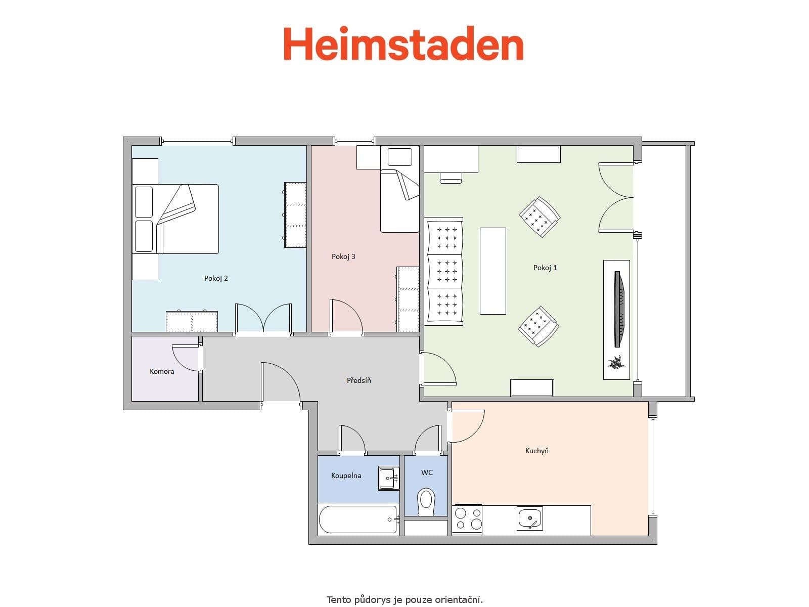 Pronájem bytu 3+1 69 m², Petřvaldská, Havířov, Moravskoslezský kraj Pronájem bytu 3+1 69 m², Petřvaldská, Havířov, Moravskoslezský kraj