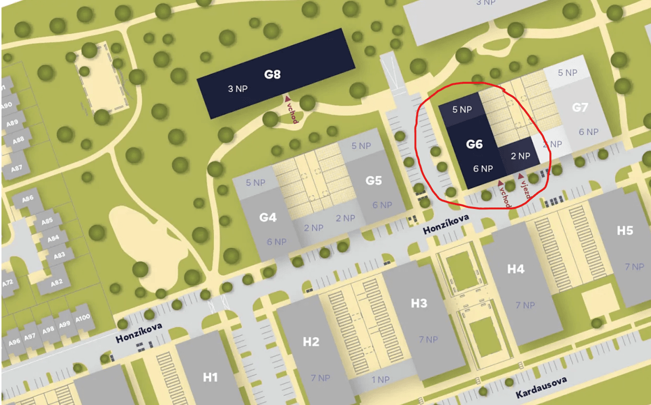 Prodej bytu 2+kk 43 m², Honzíkova, Praha, Praha Prodej bytu 2+kk 43 m², Honzíkova, Praha, Praha