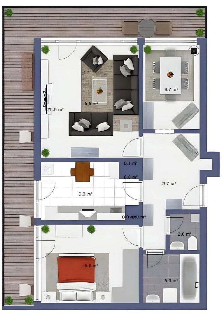 Pronájem bytu 3+1 88 m², Theodor-Heuss-Straße 50, Wuppertal, Severní Porýní-Vestfálsko Pronájem bytu 3+1 88 m², Theodor-Heuss-Straße 50, Wuppertal, Severní Porýní-Vestfálsko