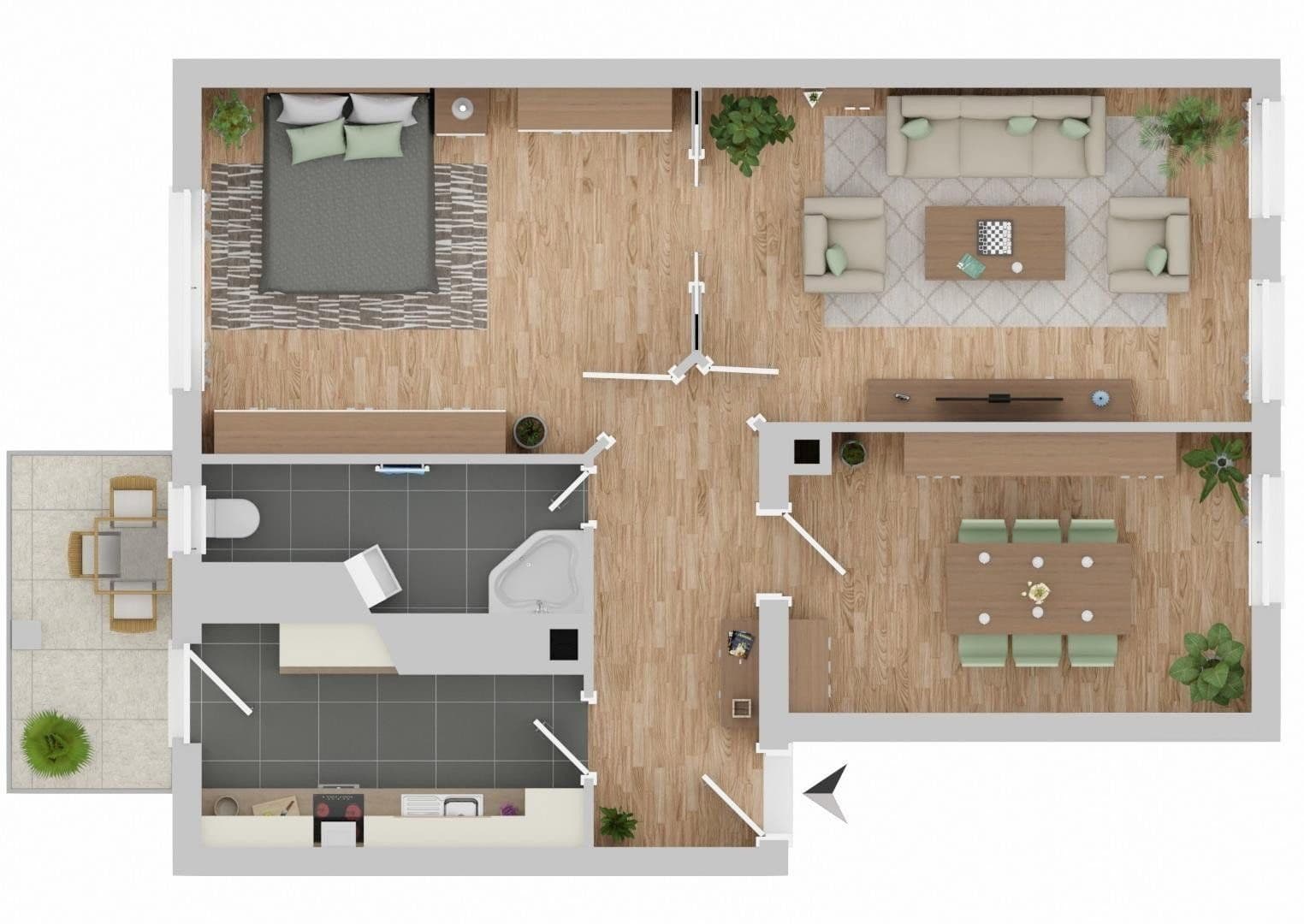 Prodej bytu 3+1 79 m², Seydlitzstraße 4, Ludwigshafen am Rhein, Porýní-Falc Prodej bytu 3+1 79 m², Seydlitzstraße 4, Ludwigshafen am Rhein, Porýní-Falc