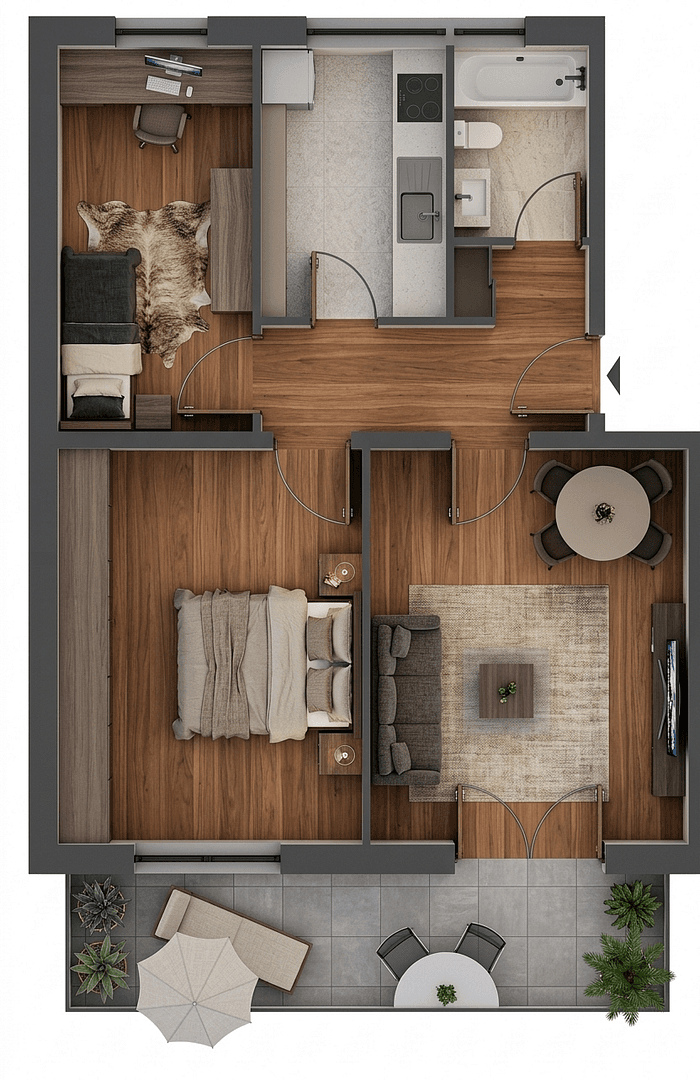 Prodej bytu 3+1 68 m², Erkrath, Severní Porýní-Vestfálsko Prodej bytu 3+1 68 m², Erkrath, Severní Porýní-Vestfálsko