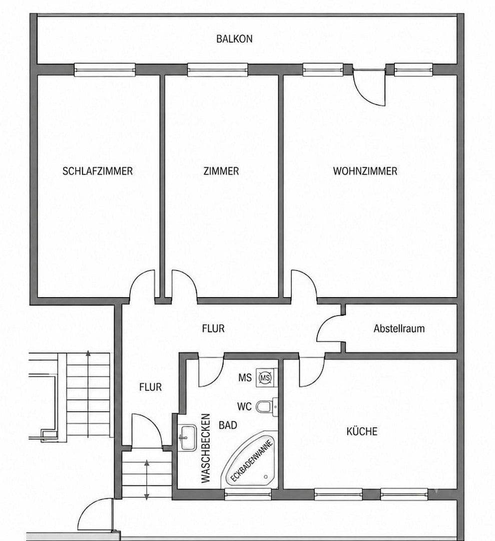 Prodej bytu 3+1 82 m², Nürnberg, Bavorsko Prodej bytu 3+1 82 m², Nürnberg, Bavorsko