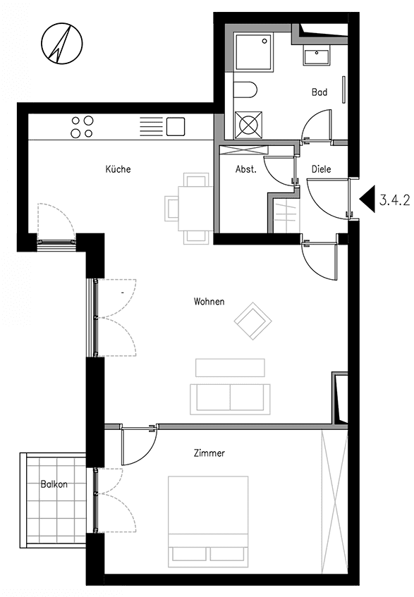 Pronájem bytu 2+1 64 m², Chausseestraße 108, Berlin, Berlín Pronájem bytu 2+1 64 m², Chausseestraße 108, Berlin, Berlín