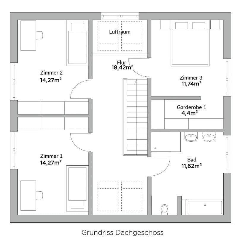 Prodej domu 153 m², pozemek 740 m², Gattendorf, Bavorsko Prodej domu 153 m², pozemek 740 m², Gattendorf, Bavorsko