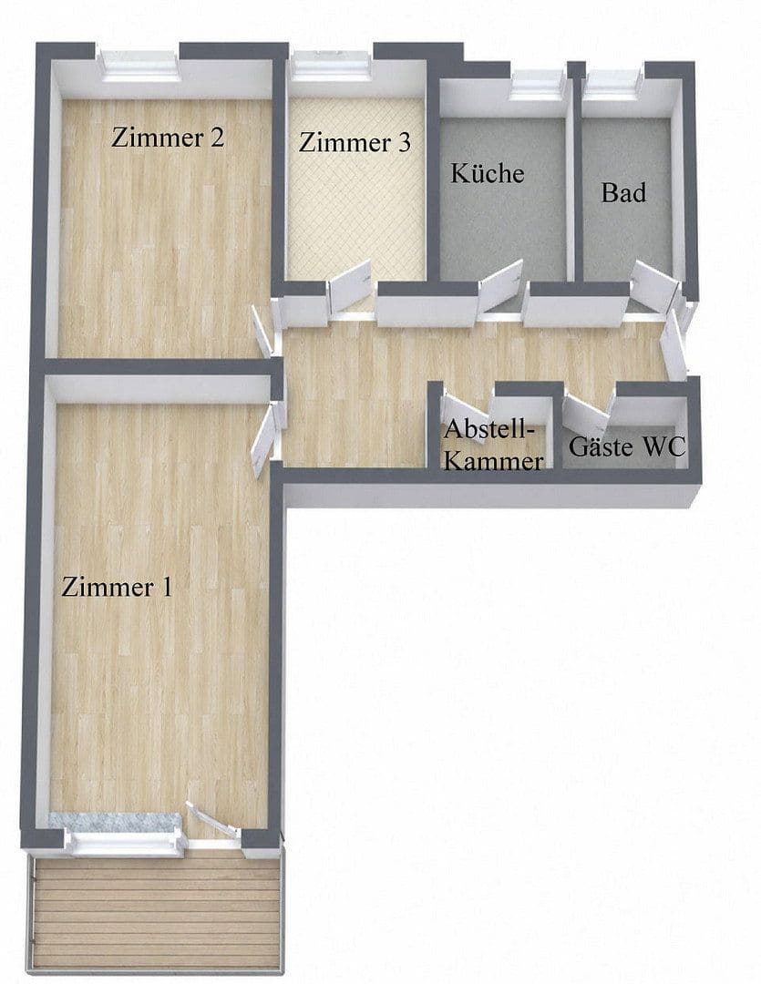 Pronájem bytu 3+1 80 m², Karl-Marx-Ring 92, München-Ramersdorf, Bavorsko Pronájem bytu 3+1 80 m², Karl-Marx-Ring 92, München-Ramersdorf, Bavorsko