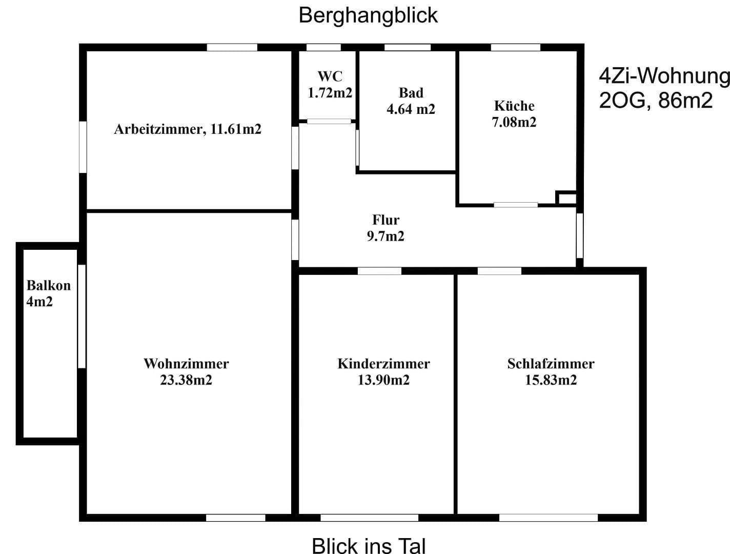 Pronájem bytu 4+1 86 m², Langelsheim, Dolní Sasko Pronájem bytu 4+1 86 m², Langelsheim, Dolní Sasko