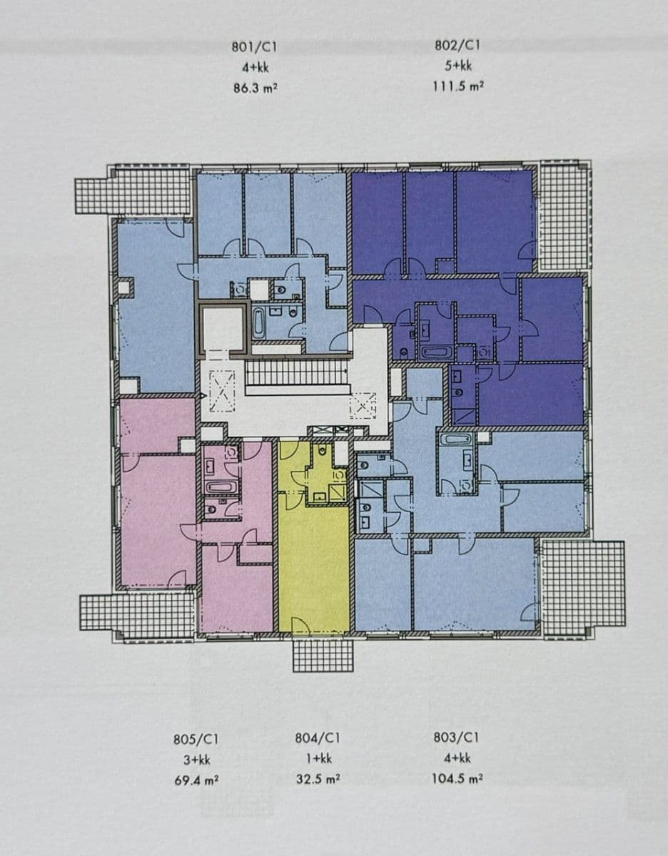 Prodej bytu 3+kk 82 m², Bessemerova, Praha, Praha Prodej bytu 3+kk 82 m², Bessemerova, Praha, Praha