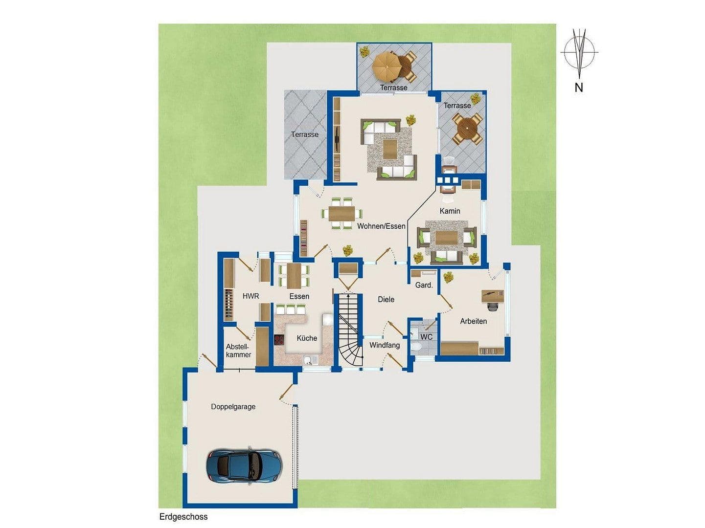 Prodej domu 265 m², pozemek 1.198 m², Thuine, Dolní Sasko Prodej domu 265 m², pozemek 1.198 m², Thuine, Dolní Sasko