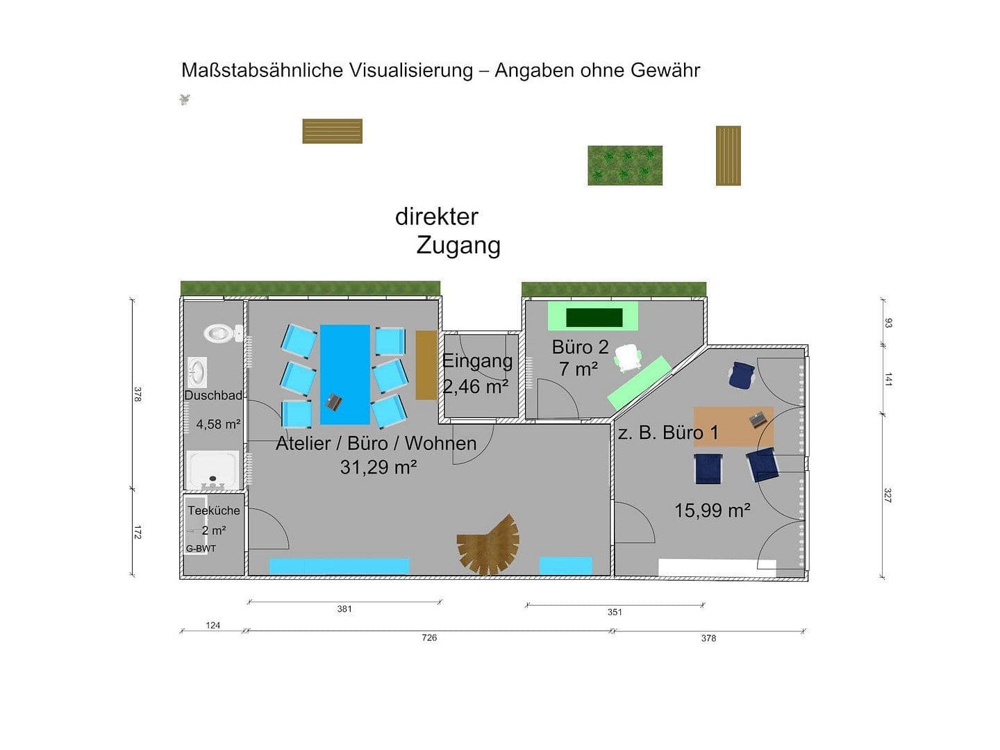 Prodej kanceláře 149 m², Mühlenweg 3, Bad Honnef, Severní Porýní-Vestfálsko Prodej kanceláře 149 m², Mühlenweg 3, Bad Honnef, Severní Porýní-Vestfálsko